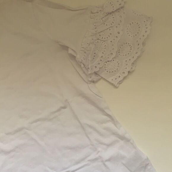 𝅺💥STELLA Tweed Top With Crochet Ruffle Sleeves💥 - Picture 6 of 13